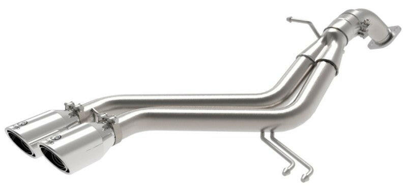 aFe Takeda 13-17 Hyundai Veloster L4-1.6L 2-1/2in 304 SS Axle-Back Exhaust w/ Polished Tips Axle Back aFe