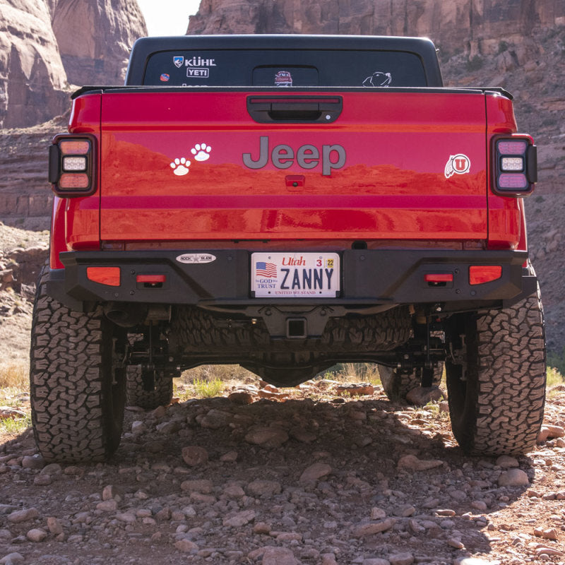 Rock Slide 20-22 Jeep JT Gladiator Rear Sliders Body Armor & Rock Rails Rock Slide Engineering