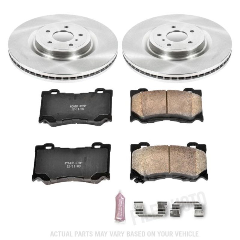 Power Stop 09-13 Infiniti FX50 Front Autospecialty Brake Kit Brake Kits - OE PowerStop