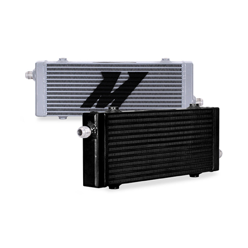 Mishimoto Universal Medium Bar and Plate Cross Flow Black Oil Cooler Oil Coolers Mishimoto