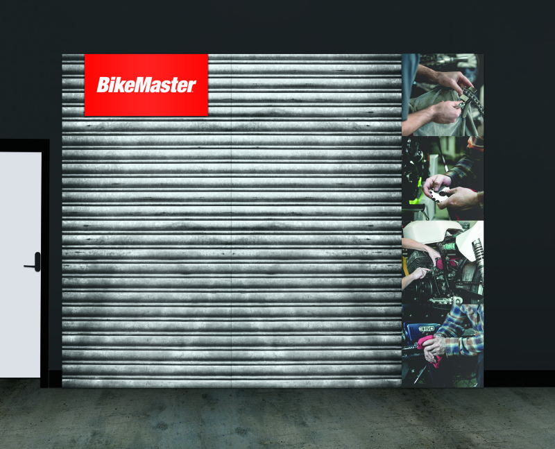 BikeMaster Wall Graphics Kit Marketing BikeMaster