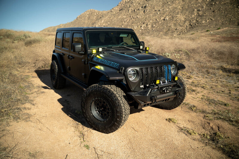 DV8 Offroad 21-23 Jeep Wrangler JL 4XE Dual Light Pod Mounts Light Mounts DV8 Offroad