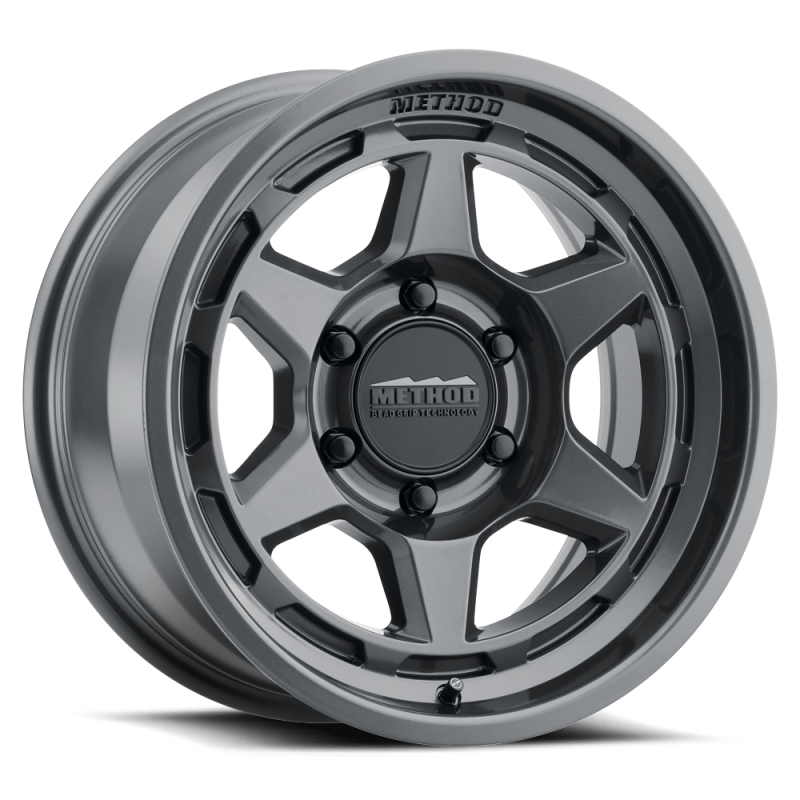 Method MR708 Bead Grip 17x8.5 0mm Offset 6x5.5 106.25mm Centerbore - Gloss Titanium Wheels - Cast Method Wheels