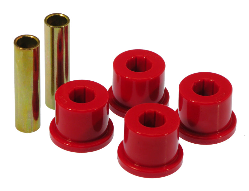 Prothane GM 2/4wd Rear 1.5in OD Frame Shackle Bushings - Red Bushing Kits Prothane