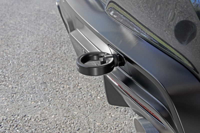 PERRIN 20-25 Toyota Supra Tow Hook Kit (Rear) - Black Tow Hooks Perrin Performance