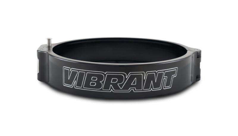 Vibrant 5in O.D. Aluminized HD 2.0 Clamp - Anodized Black (Clamp Only) Clamps Vibrant