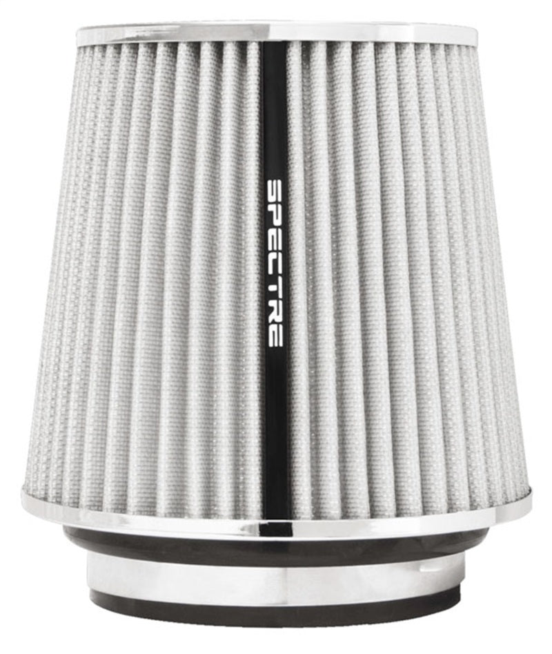 Spectre Adjustable Conical Air Filter 5-1/2in. Tall (Fits 3in. / 3-1/2in. / 4in. Tubes) - White Air Filters - Universal Fit Spectre