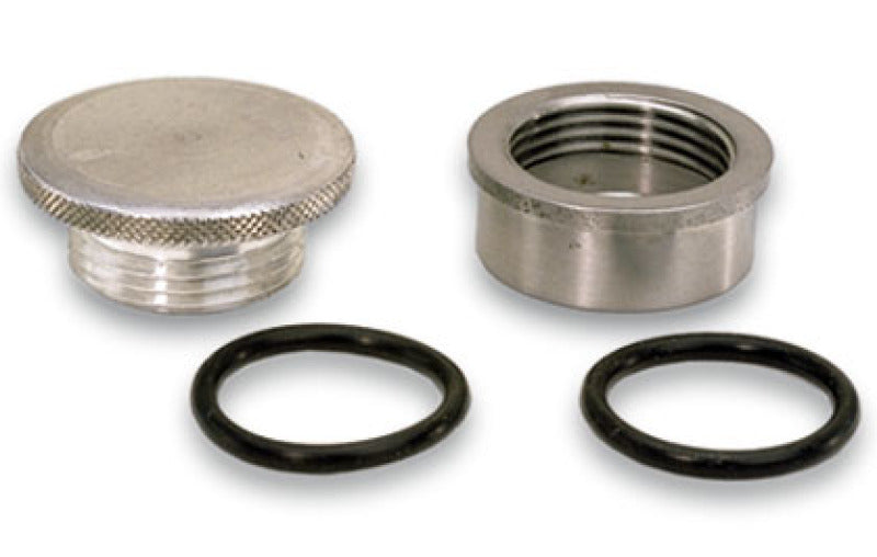 Moroso Universal Filler Cap Kit - Steel Bung Radiator Caps Moroso