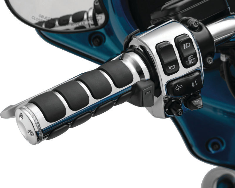 Kuryakyn Heated ISO Grips Throttle-By-Wire Chrome Grips Kuryakyn