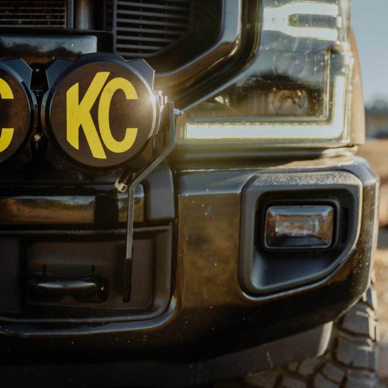 KC HiLiTES 2017+ Ford Super Duty Gravity LED Pro6 7-Light Bar Kit - Front Bumper Light Bars & Cubes KC HiLiTES