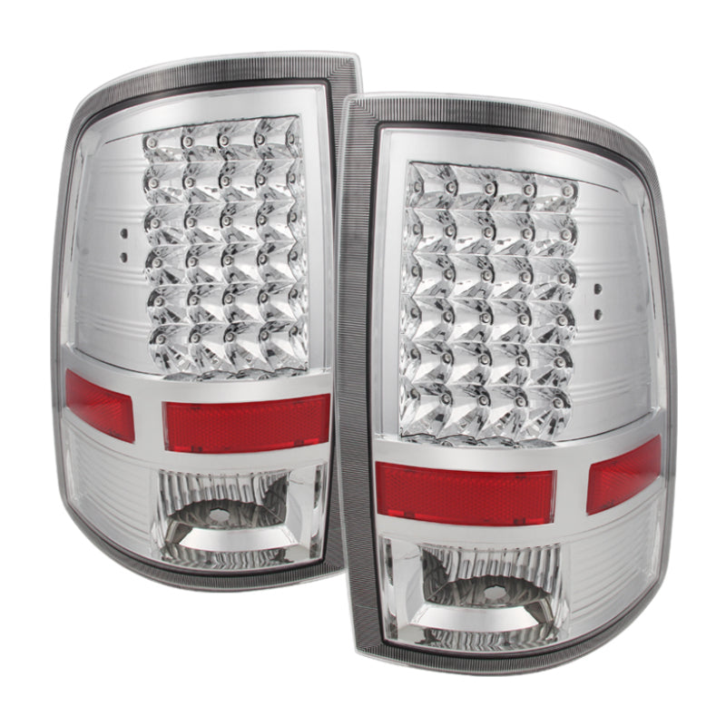 xTune Dodge Ram 1500 09-14 LED Tail Lights Incandescent Model Only Chrome ALT-JH-DR09-LED-C Tail Lights SPYDER