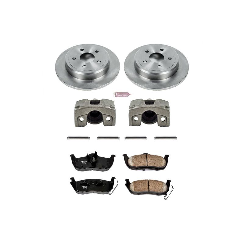 Power Stop 06-10 Jeep Commander Rear Autospecialty Brake Kit w/Calipers Brake Kits - OE PowerStop