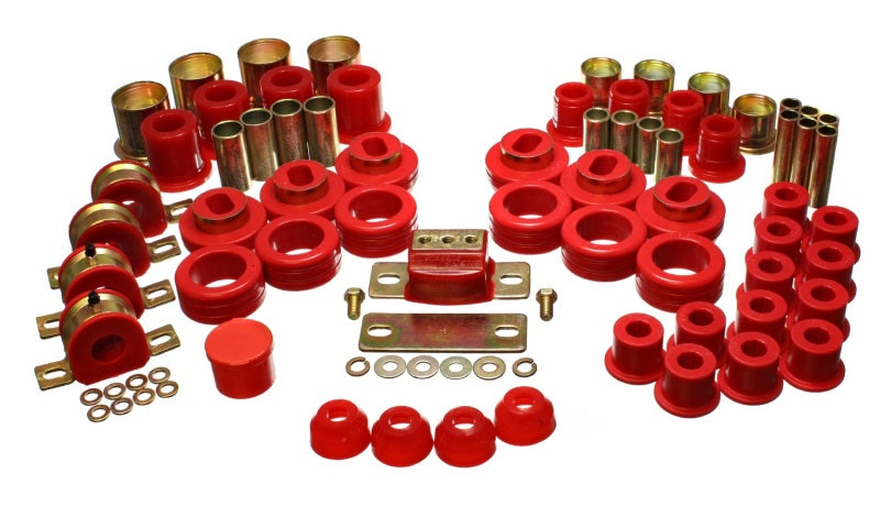 Energy Suspension 81-87 Chevy/GMC 2WD 1/2 Ton PickUp Red Hyper-flex Master Bushing Set Bushing Kits Energy Suspension