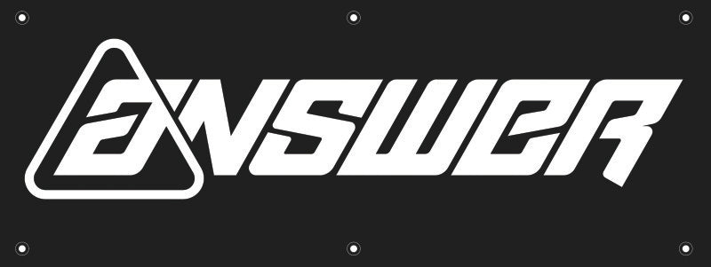 Answer Banner 36 inch X 96 inch - Bk/Wht Marketing Answer