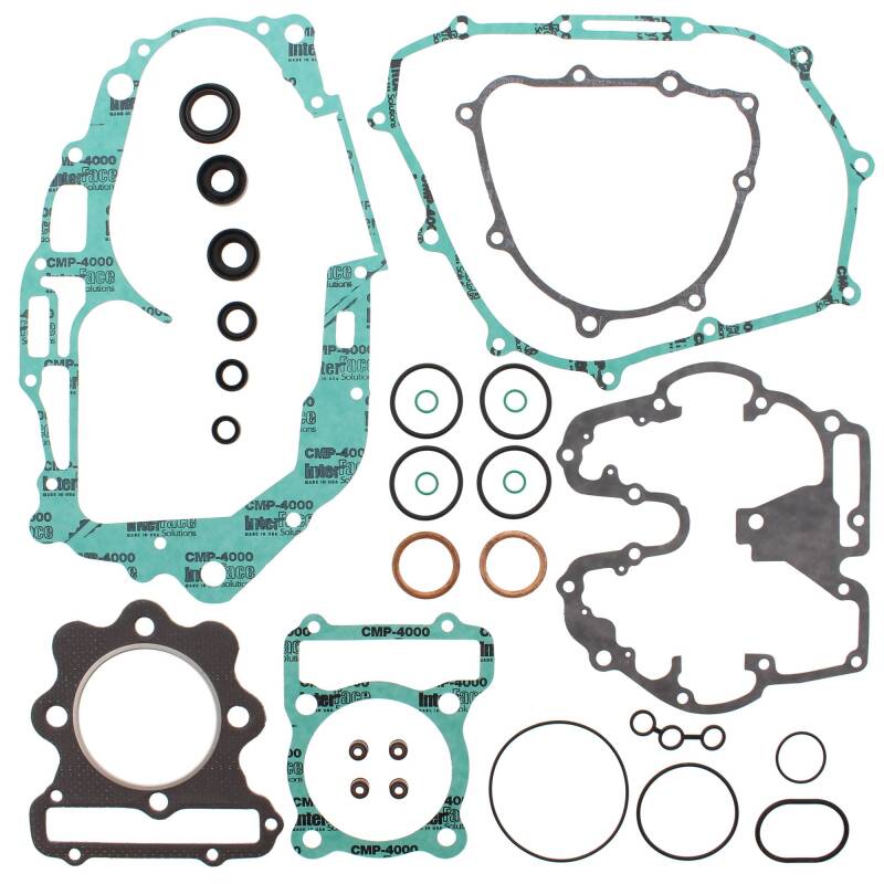 Vertex Gaskets 96-04 Honda XR250R Complete Gasket Kit w/ Oil Seals Engine Hardware Vertex Pistons