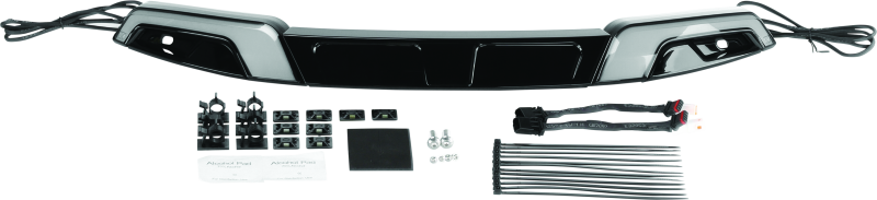 Kuryakyn Tracer Windshield Trim 14-Up FLH Models Black Exterior Trim Kuryakyn