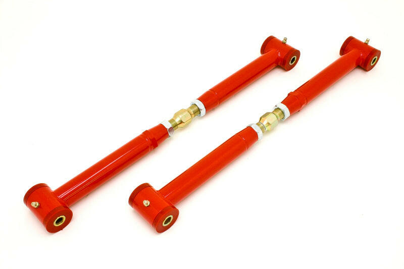 BMR 82-02 3rd Gen F-Body Chrome Moly Lower Control Arms On-Car Adj. (Polyurethane) - Red Control Arms BMR Suspension