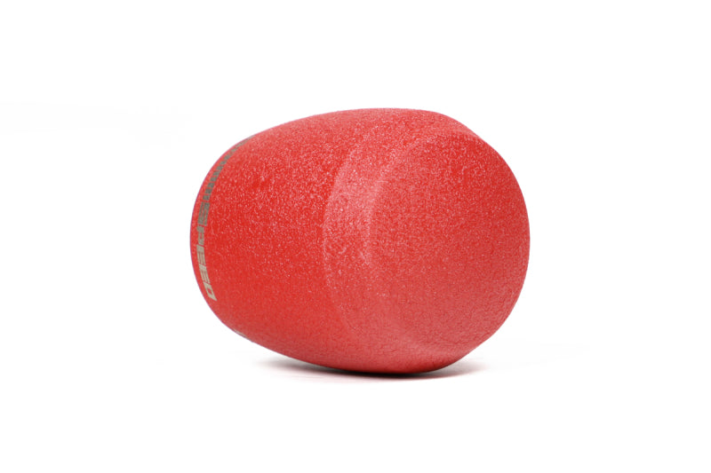GrimmSpeed Stubby Shift Knob Stainless Steel Red - M12x1.25 Shift Knobs GrimmSpeed