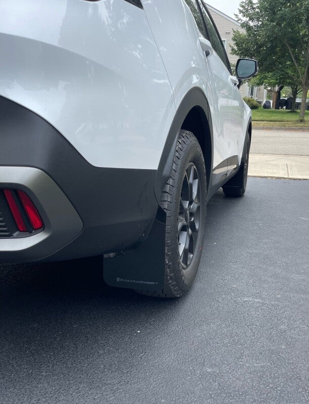 Rally Armor 23-25 Kia Sportage Black UR Mud Flap w/ Red Logo Mud Flaps Rally Armor