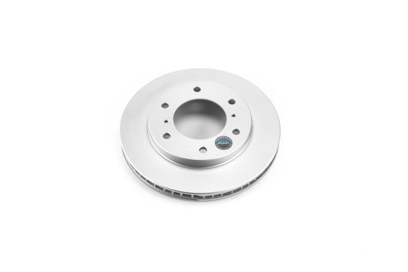 Power Stop 00-06 Mitsubishi Montero Front Evolution Geomet Coated Rotor Brake Rotors - OE - Cryo PowerStop