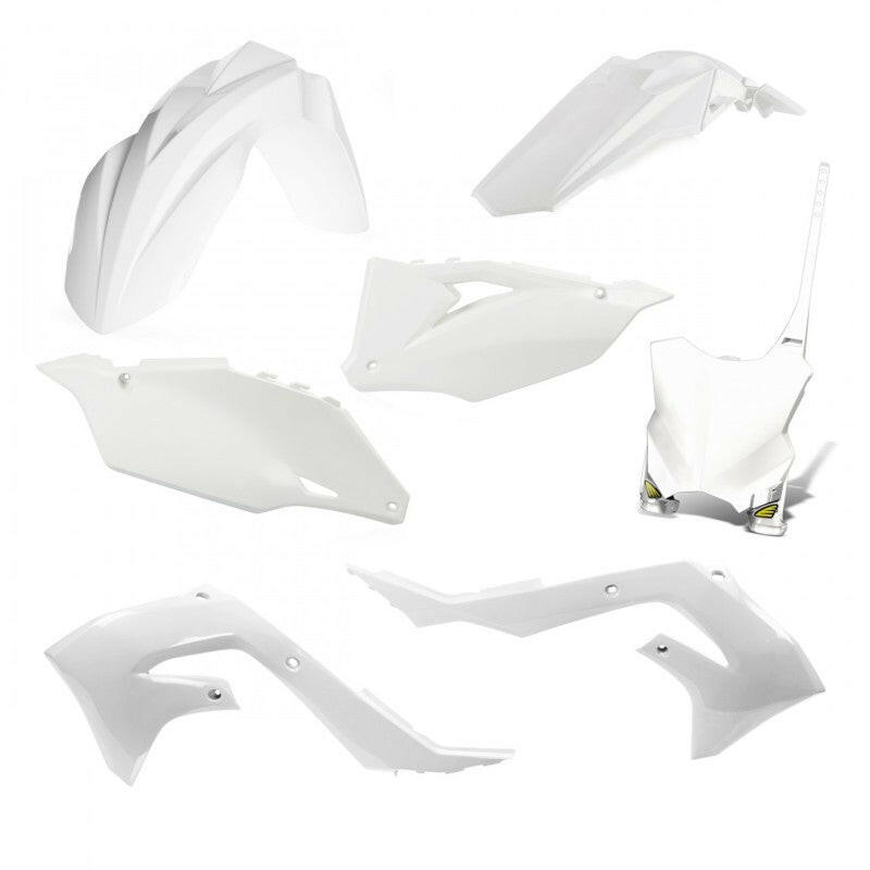 Cycra 21-23 Kawasaki KX450X 5 PC. Replica Body Kit - White Plastics Cycra