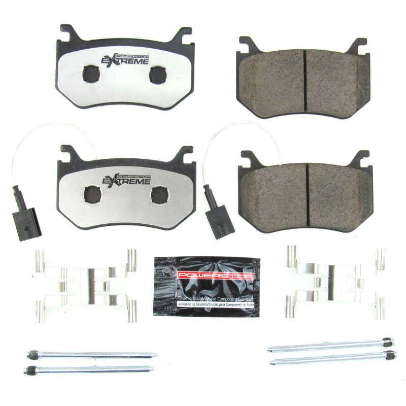 Power Stop 17-18 Alfa Romeo Giulia Rear Z26 Extreme Street Brake Pads w/Hardware Brake Pads - Performance PowerStop