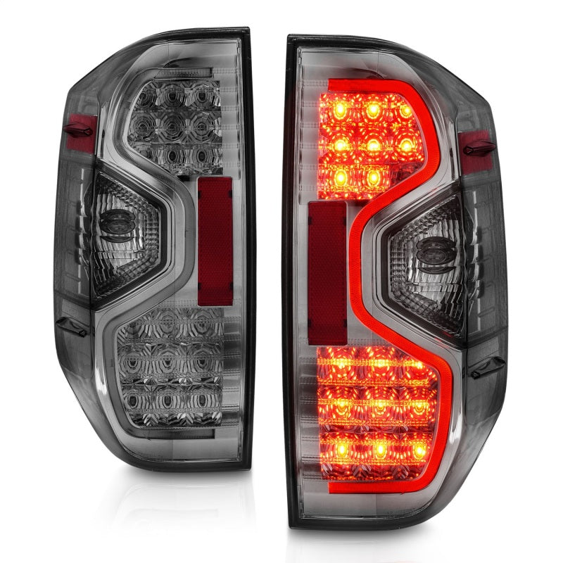 ANZO 2014-2015 Toyota Tundra LED Taillights Smoke Tail Lights ANZO