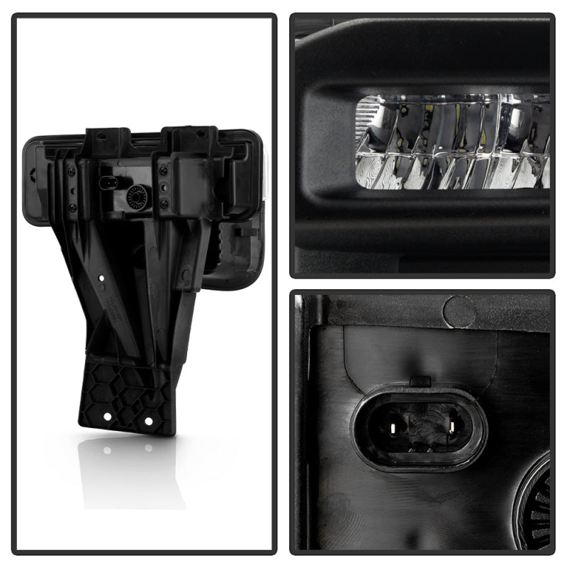 Spyder 20-22 Ford F250/F350 Super Duty OEM Full LED Fog Lights W/ Switch - Clear Fog Lights SPYDER