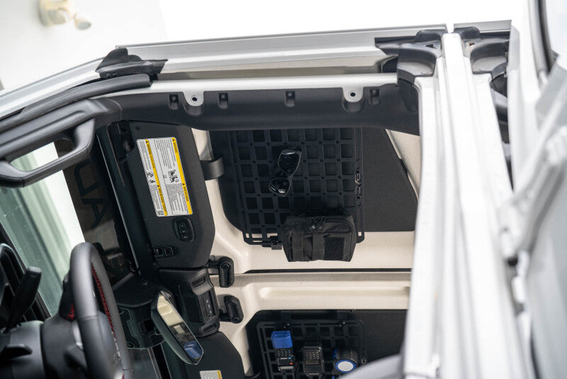 DV8 Offroad 2018-2025 Jeep Wrangler JL Roof Mount for 15In x 12In Molle Panel Exterior Trim DV8 Offroad