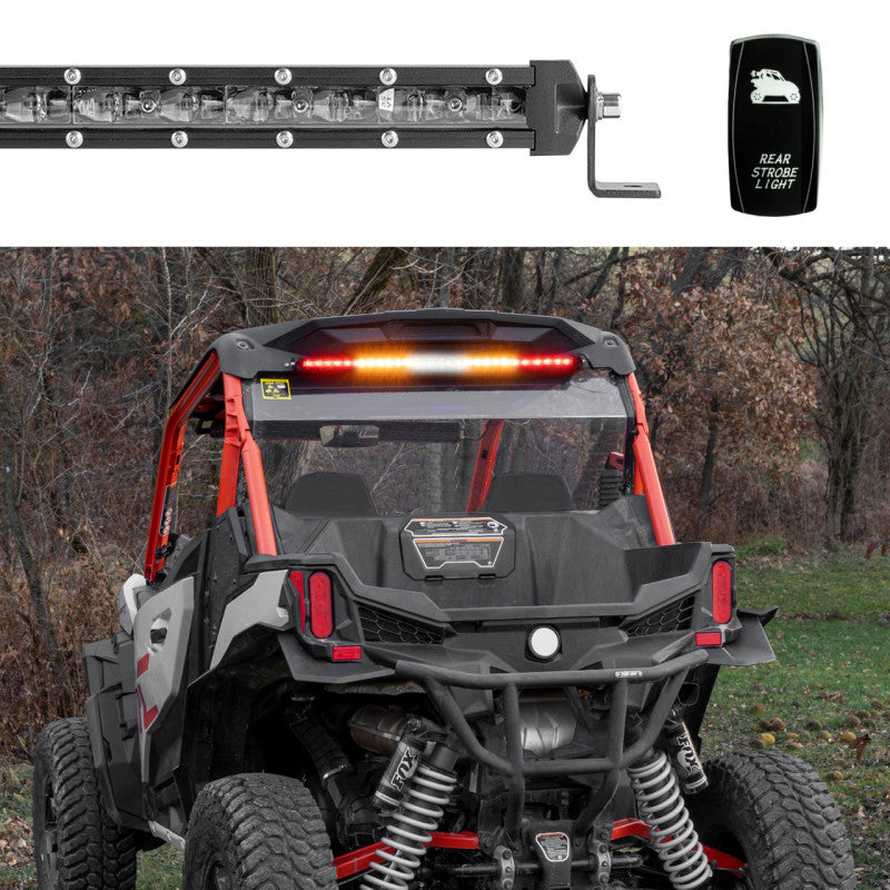 XK Glow Super Slim Offroad LED Chase Bar 5 Modes 90w 30in Light Bars & Cubes XKGLOW