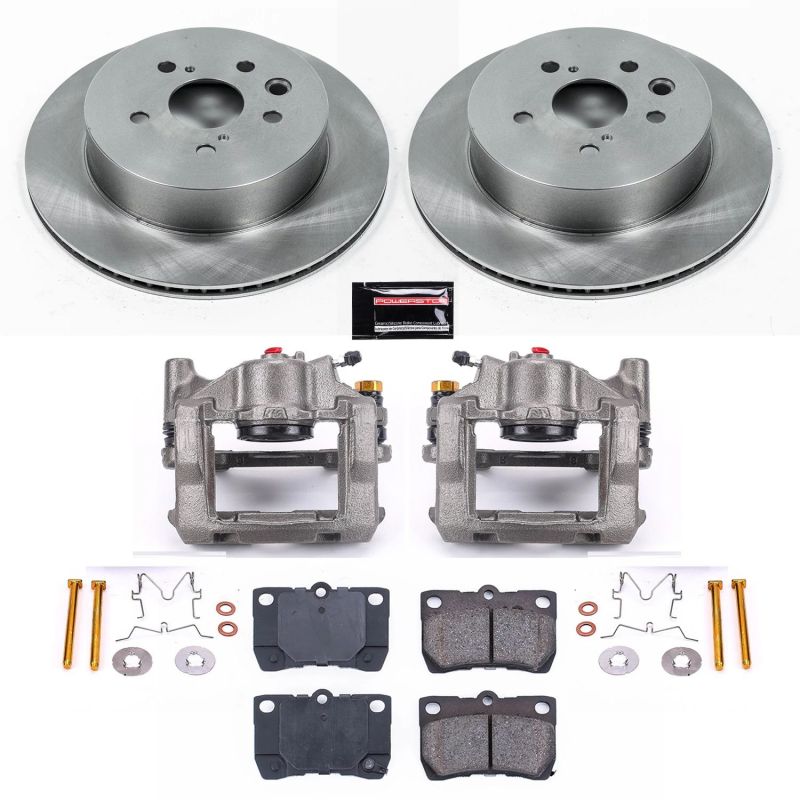 Power Stop 07-11 Lexus GS350 Rear Autospecialty Brake Kit w/Calipers Brake Kits - OE PowerStop