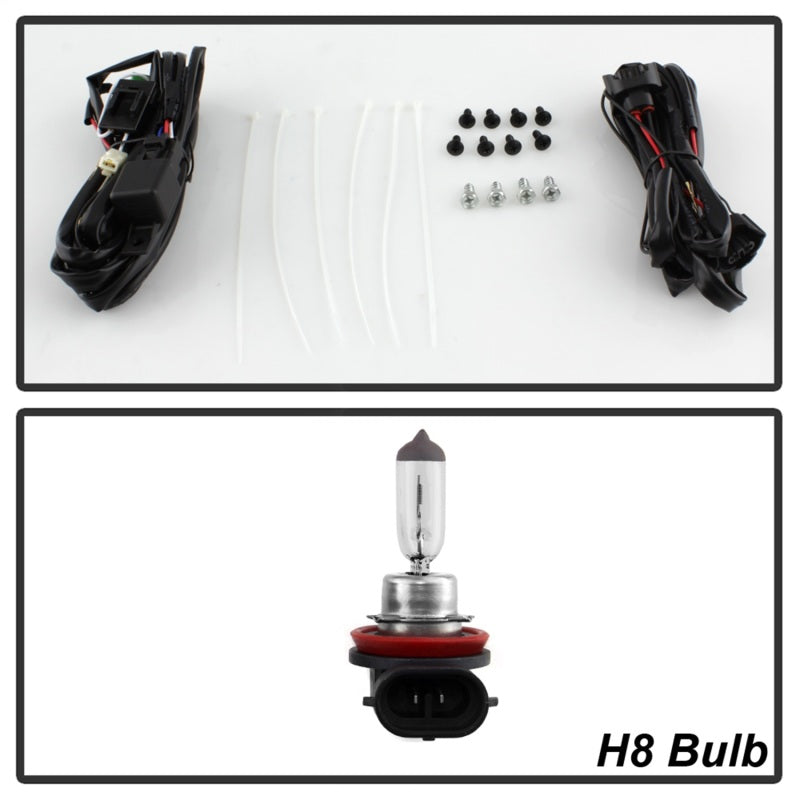 Spyder 17-18 Nissan Rogue (Will Not Fit Sport Models) OEM Fog Lights w/Switch - Clear (FL-NR2017-C) Fog Lights SPYDER