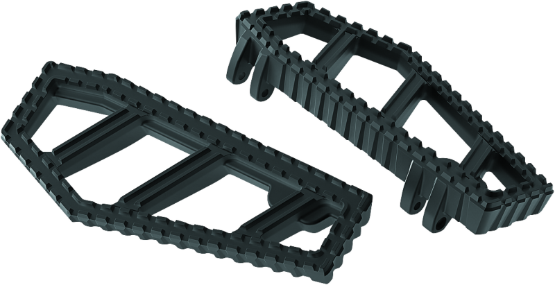 Kuryakyn Riot Floorboards Satin Black Footpegs Kuryakyn