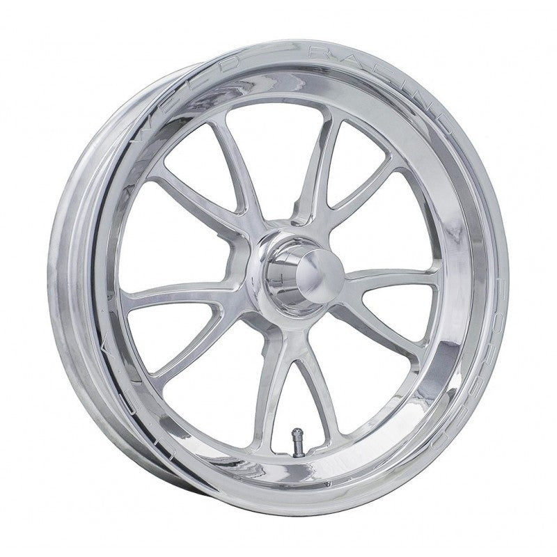 Weld Full Throttle 1-Piece 17x4.5 / 5x4.5 BP / 2.25in. BS Polished Wheel - Non-Beadlock Wheels - Forged Weld