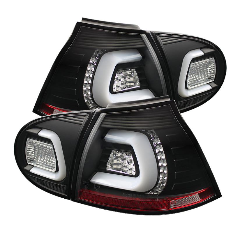 Spyder Volkswagen Golf V 06-09 LED TURN SIGNAL LED Tail Lights Black ALT-YD-VG03-LED-BK Tail Lights SPYDER