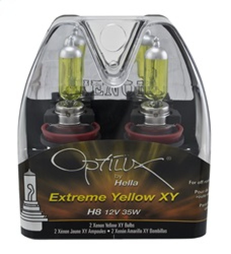 Hella Optilux XY Series H8 Xenon Halogen Bulb 12V 35W Fog Bulbs - Pair Bulbs Hella