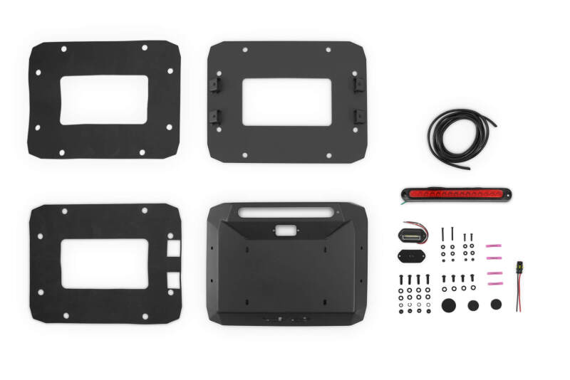 DV8 Offroad 07-18 Jeep Wrangler JK Spare Tire Delete Brackets DV8 Offroad