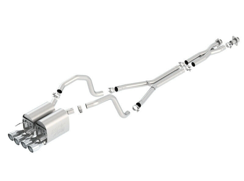 Borla 05-08 Chevrolet Corvette Coupe/Convertible 2dr 6.2L 8cyl AT/MT 6spd ATAK SS Catback Exhaust Catback Borla