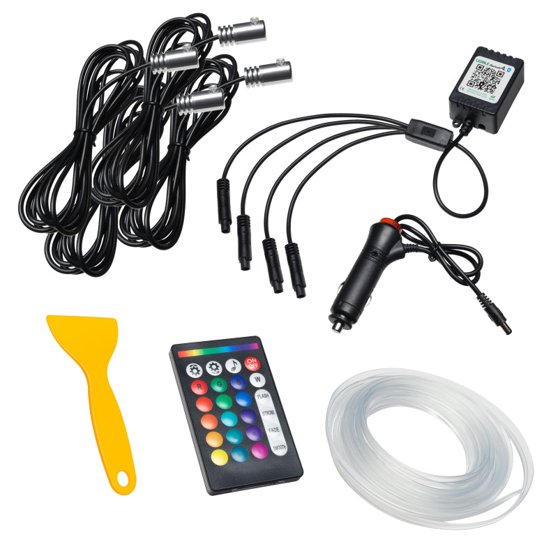 ORACLE Lighting Jeep Wrangler JL / Gladiator JT ColorSHIFT Fiber Optic LED Interior Kit Light Accessories and Wiring ORACLE Lighting