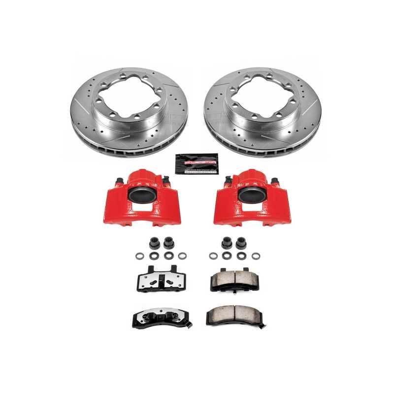 Power Stop 94-99 Chevrolet K1500 Suburban Front Z36 Truck & Tow Brake Kit w/Calipers Brake Kits - Performance D&S PowerStop