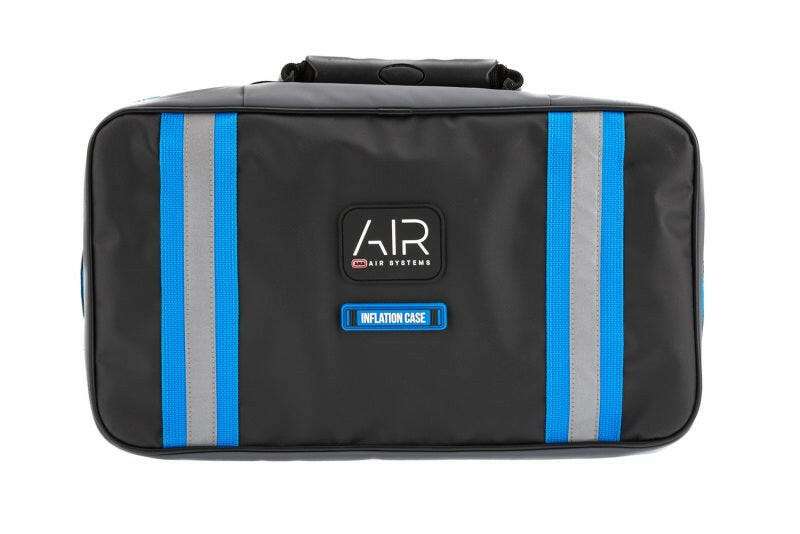 ARB Inflation Case Black Finish w/ Blue Highlights PVC Material Reflective Strips Tow Straps ARB