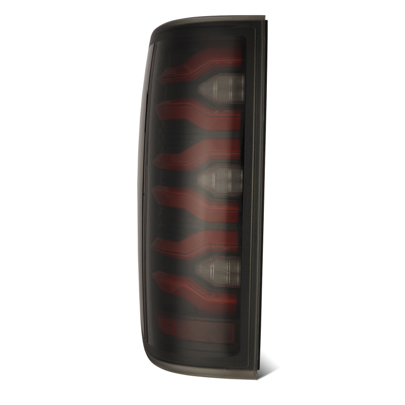 AlphaRex 09-14 Ford F150 LUXX LED Taillights - Black/Red Housing Tail Lights AlphaRex