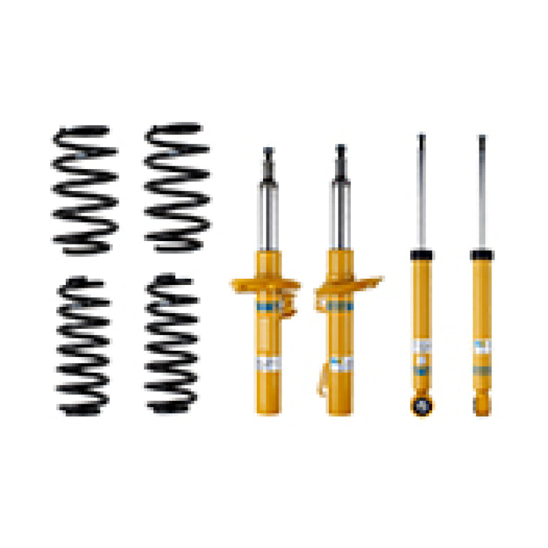 Bilstein B12 (Pro-Kit) 05-10 Volkswagen Jetta (All) Front & Rear Complete Suspension Kit Shock & Spring Kits Bilstein