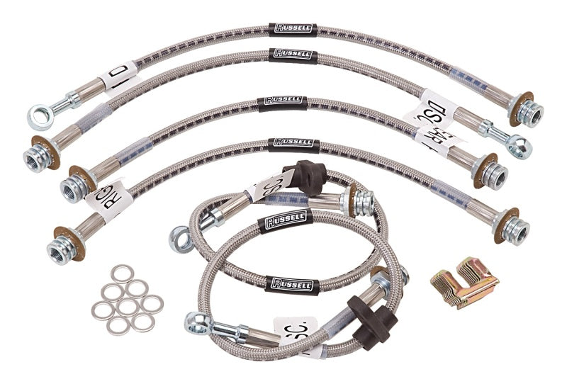 Russell Performance 2008 Toyota Landcruiser (200 Series) Brake Line Kit Brake Line Kits Russell