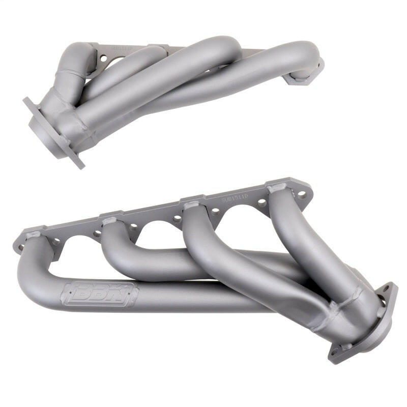 BBK 79-93 Mustang 351 Swap Shorty Unequal Length Exhaust Headers - 1-5/8 Titanium Ceramic Headers & Manifolds BBK