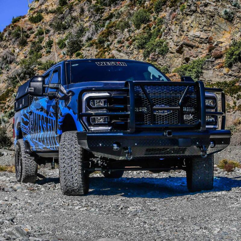 Westin 2023+ Ford F250/F350 HDX Bandit Front Bumper - Textured Black Bumpers - Steel Westin