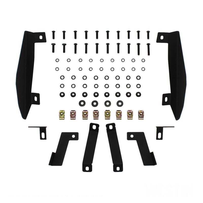 Westin 07-18 Jeep Wrangler JK Inner Fenders - Front - Textured Black Fenders Westin