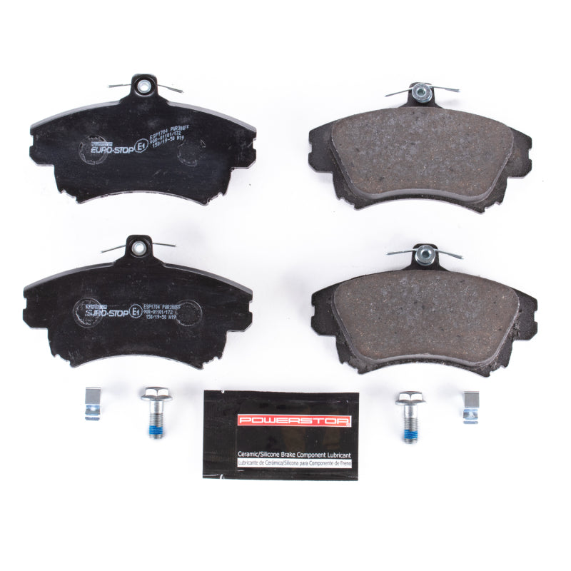 Power Stop 00-04 Volvo V40 Euro-Stop ECE-R90 Front Brake Pads Brake Pads - OE PowerStop