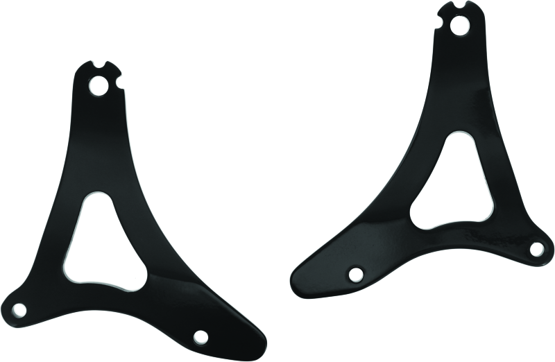 Kuryakyn Fixed Mounts Multi-Purpose Driver & Passenger Backrest 14-22 Touring Models Black Seats Kuryakyn