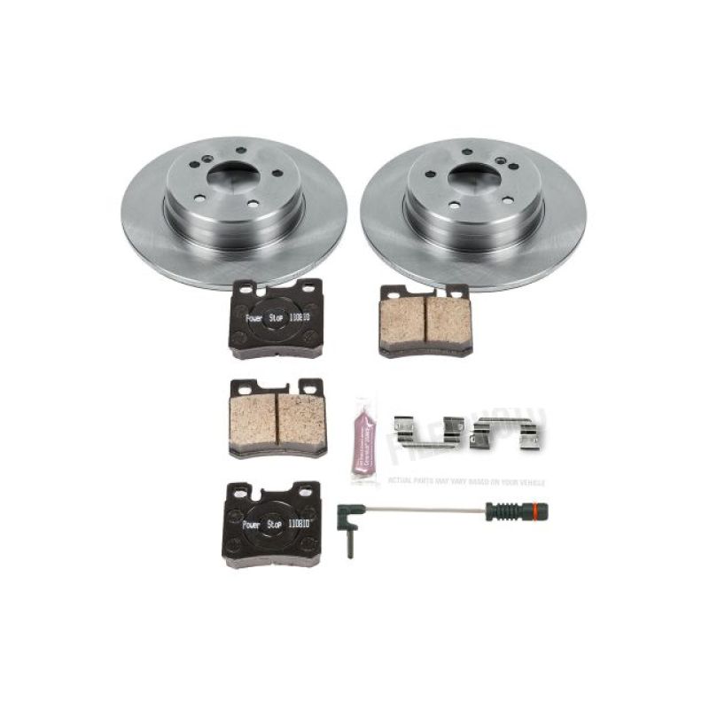 Power Stop 96-97 Mercedes-Benz C36 AMG Rear Autospecialty Brake Kit Brake Kits - OE PowerStop